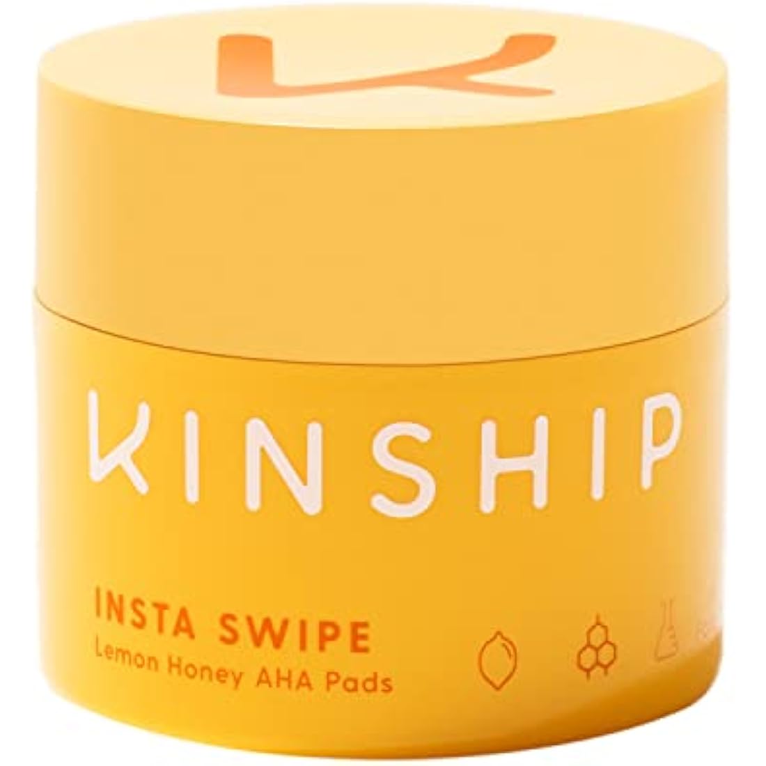 Kinship Lemon Honey AHA Exfoliating Pads for Sensitive Skin – 45ct