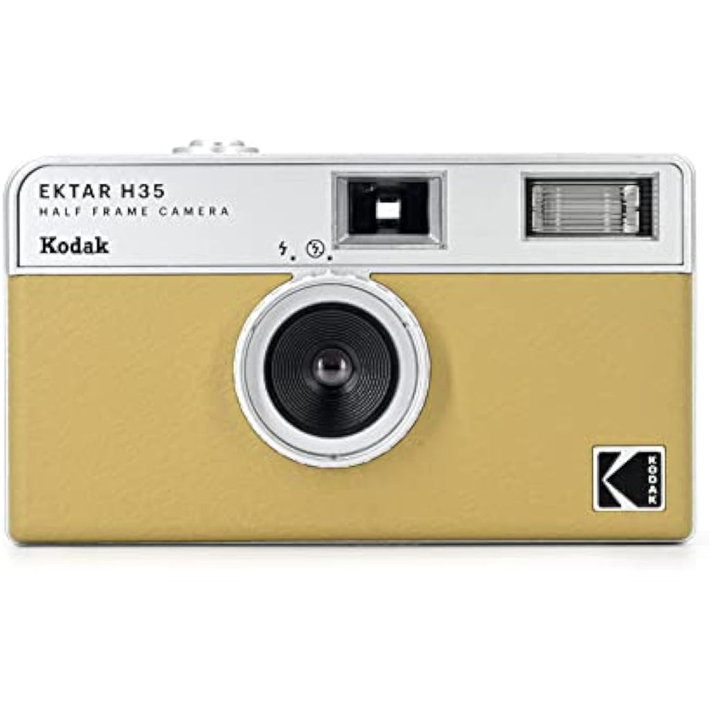 Kodak Ektar H35 Half Frame 35mm Film Camera - Reusable Point-and-Shoot (Sand)