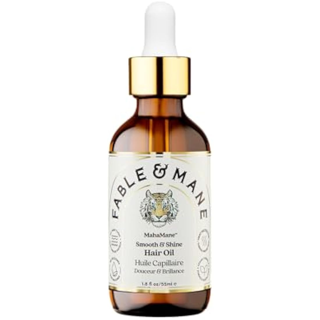 Fable & Mane Smooth & Shine Hair Oil | Heat & UV Protection - 55ml