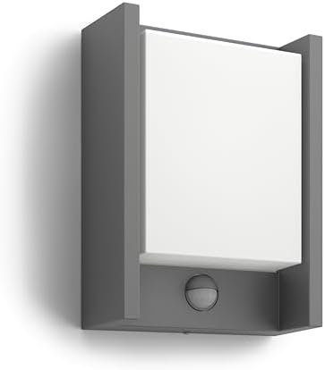 Philips Arbour LED Outdoor Wall Light with Motion Sensor – Anthracite