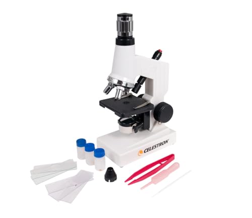 Celestron 44121 Beginner Microscope Kit | 40x-600x Magnification