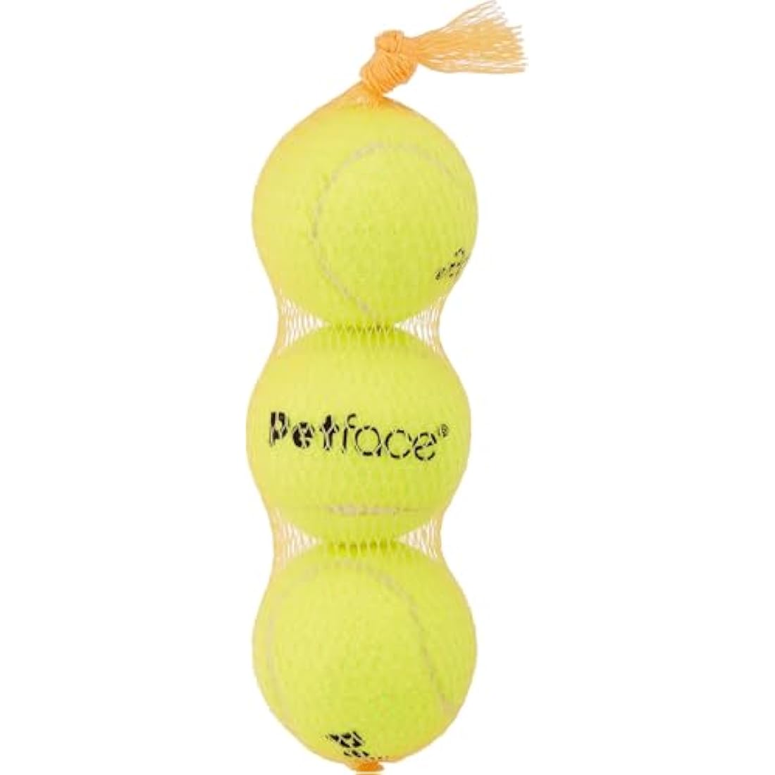 Petface Durable Tennis Balls for Dogs – High-Visibility Fetch Toy (3 Pack)
