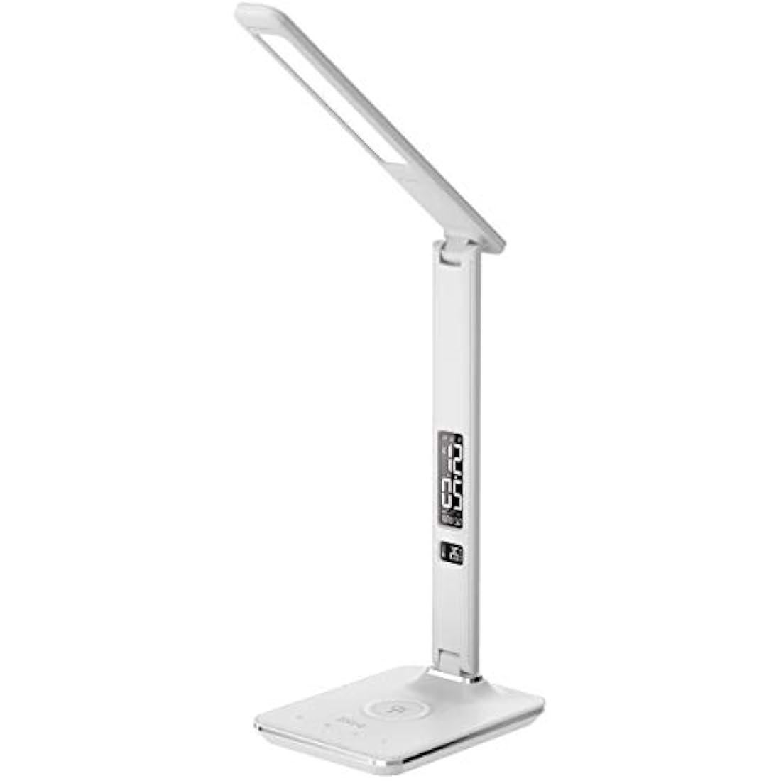 Groov-e Ares LED Desk Lamp with Wireless Charger, Alarm Clock & Calendar
