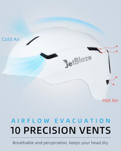 JetBlaze Ski Helmet | Lightweight Vented Snowboard Helmet for Adults