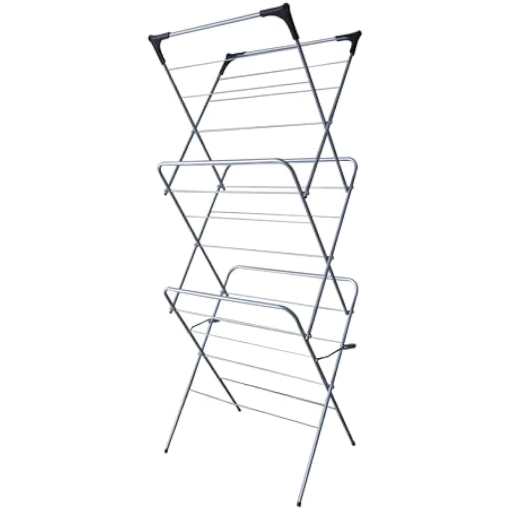 Haden 3-Tier Foldable Clothes Airer – Lightweight Indoor Drying Rack