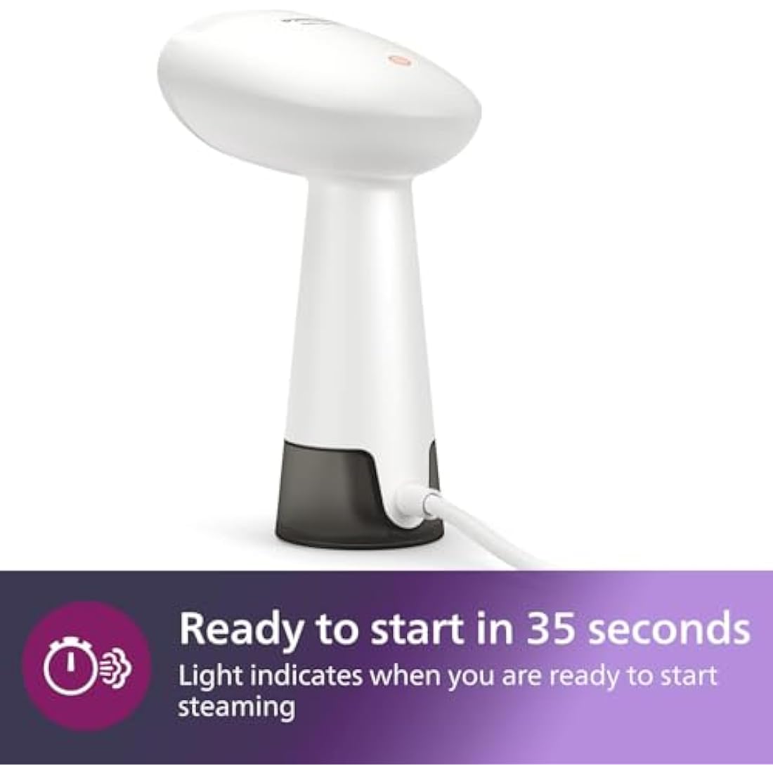 Philips 1000 Series Handheld Garment Steamer - Compact White (STH1010/10)