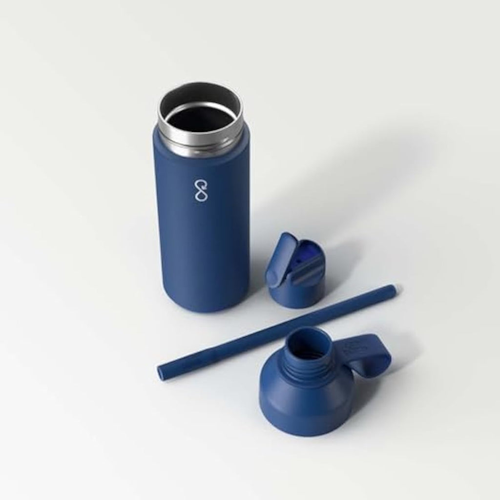 Ocean Bottle Go – 500ml Recycled Stainless Steel Water Bottle, Sea Blue