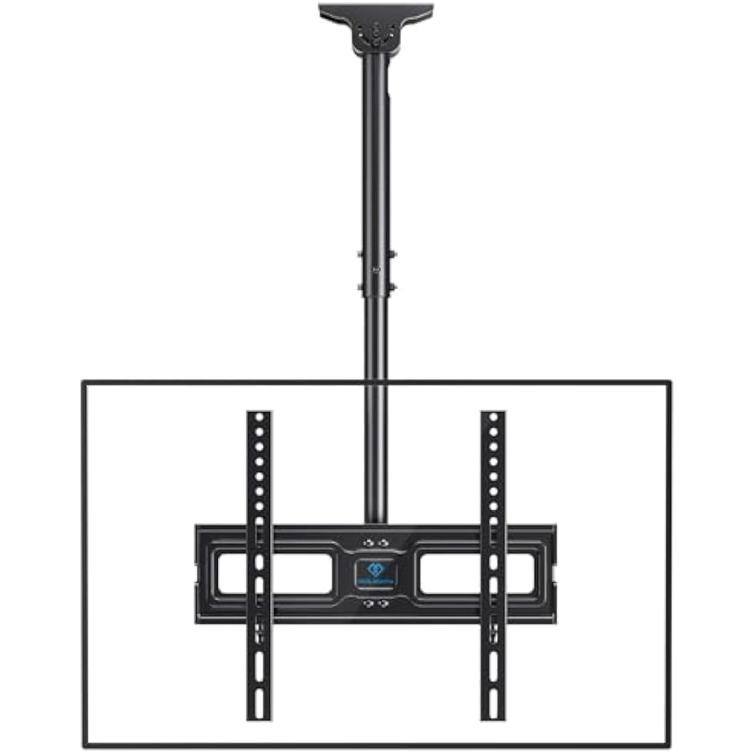 Perlesmith Ceiling TV Mount – Adjustable Swivel Bracket for 26-65 Inch TVs