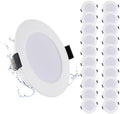 Grebbeam 20x 5W IP44 LED Recessed Ceiling Lights - 6000K Cold White