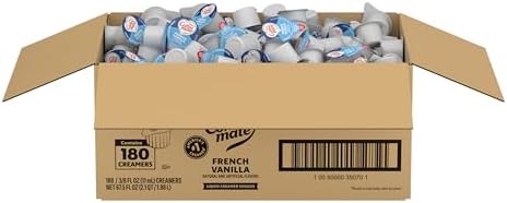 Coffee Mate French Vanilla Liquid Creamer Singles – 180 Pack Bulk