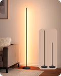 EDISHINE LED Floor Lamp – Dimmable Minimalist Standing Lamp, Black