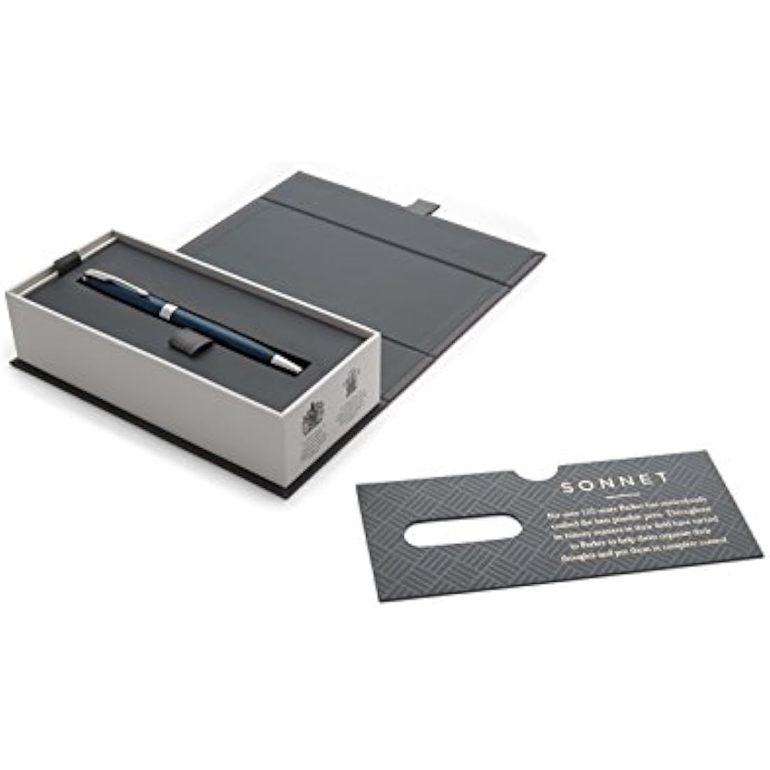 Parker Sonnet Ballpoint Pen - Blue Lacquer with Palladium Trim