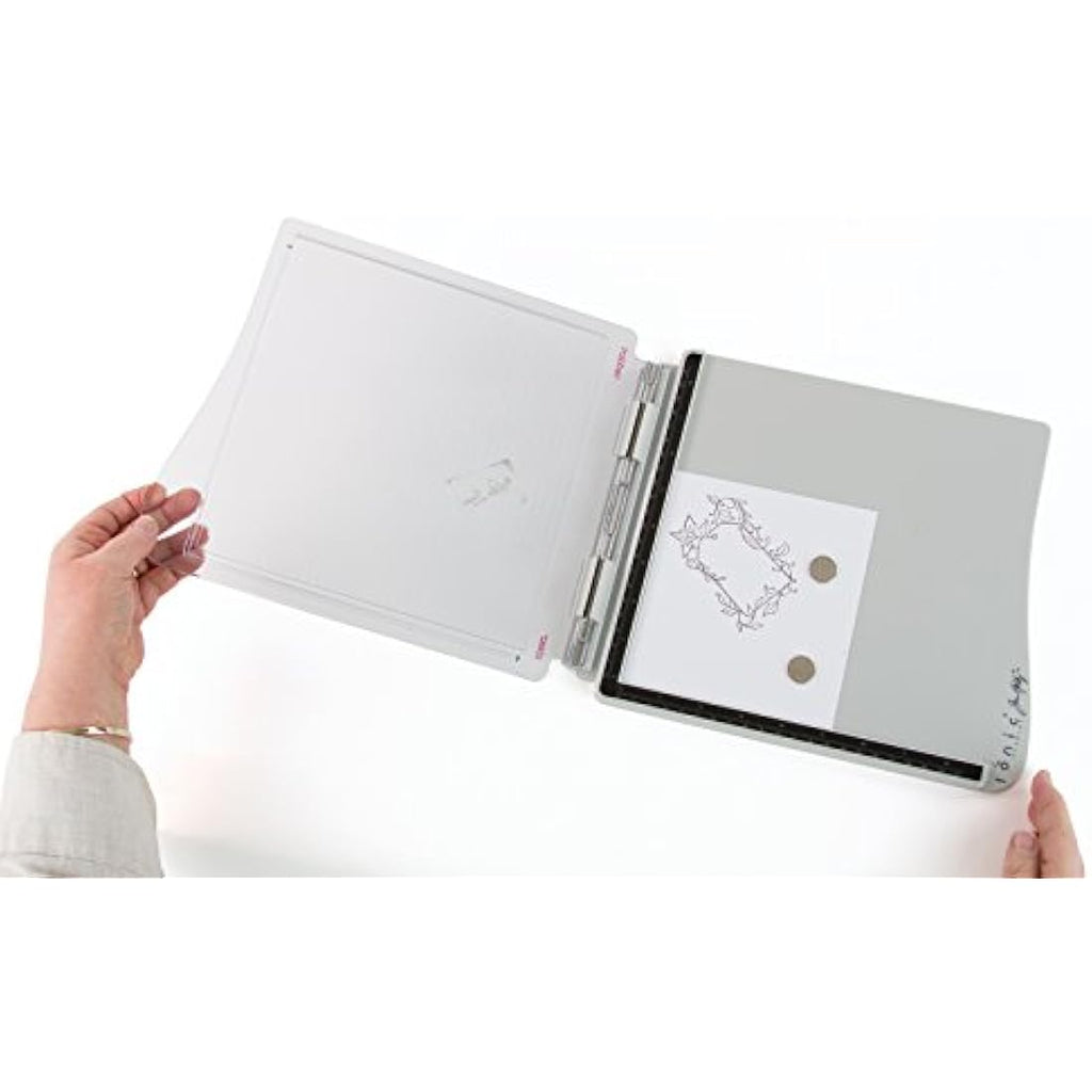 Tonic Studios Stamping Platform – Large Magnetic Crafting Tool, Grey