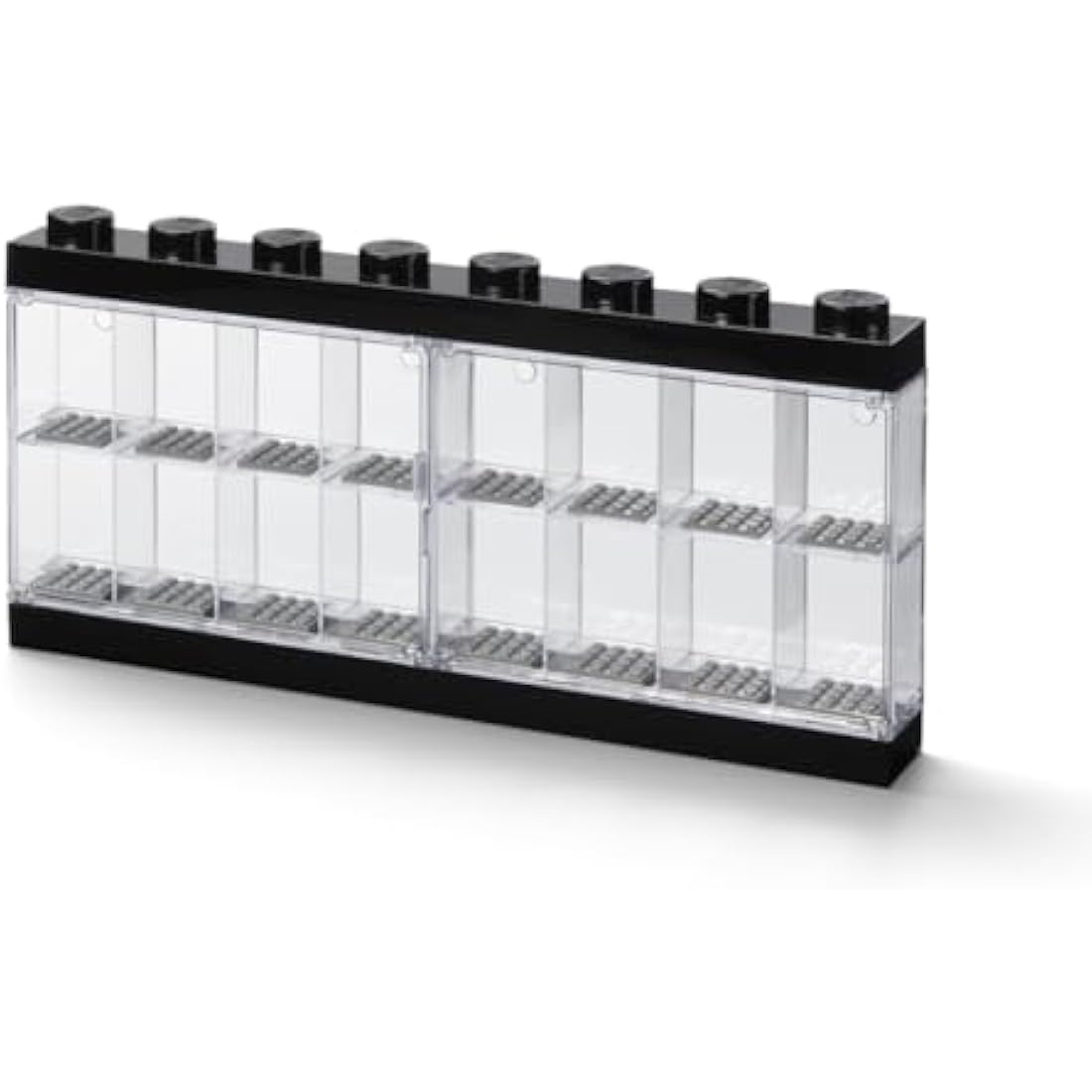LEGO Minifigure Display Case - Stackable 16-Compartment Wall & Desk Storage
