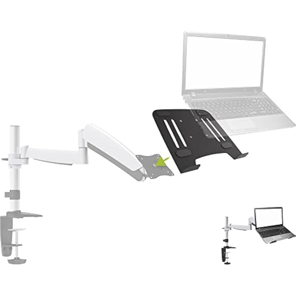 InLine Laptop Mount with VESA 75 Adapter – Ergonomic Office Hardware