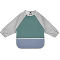 Vicloon Baby Weaning Bib – Waterproof Long Sleeve PU Feeding Apron, Green