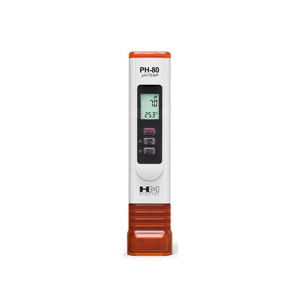 HM Digital PH-80 PH Meter | Water Resistant Tester with ATC for Pools