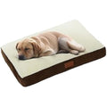 Jolof Store Large Dog Bed – Washable Faux Suede Crate Mattress
