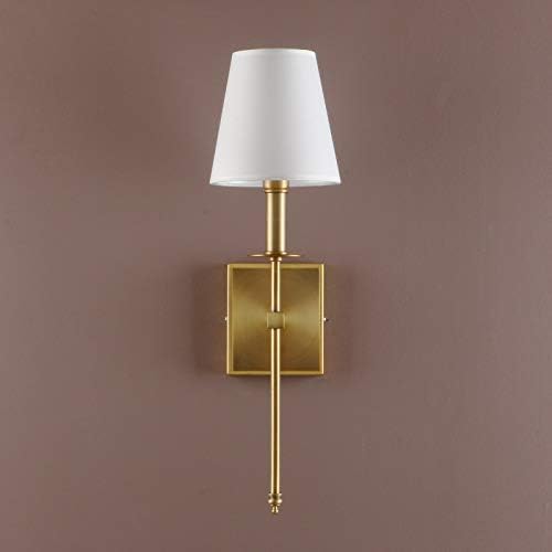 Yosoan Vintage Loft Wall Sconce – Modern Linen Fabric Lamp (Set of 2)