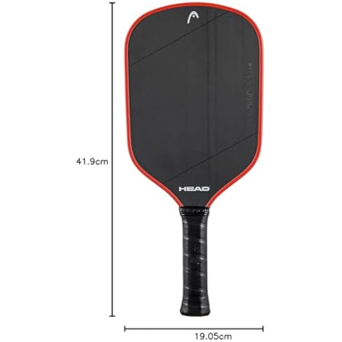 HEAD Radical Tour EX Raw Pickleball Paddle | Carbon Fiber - 15mm