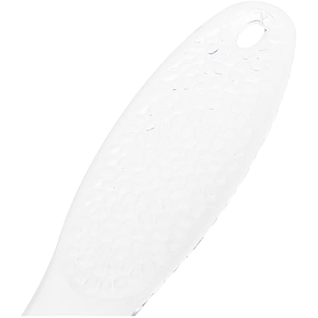 iDesign Shower Squeegee with Suction Cup – Clear Plastic Window Wiper