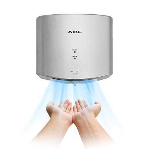 AIKE AK2630S Automatic Hand Dryer | High Speed 1400W Silver ABS