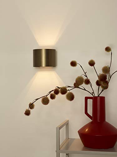 Jolof Store Lucide Wall Light – Dimmable Aluminum Sconce in Coffee