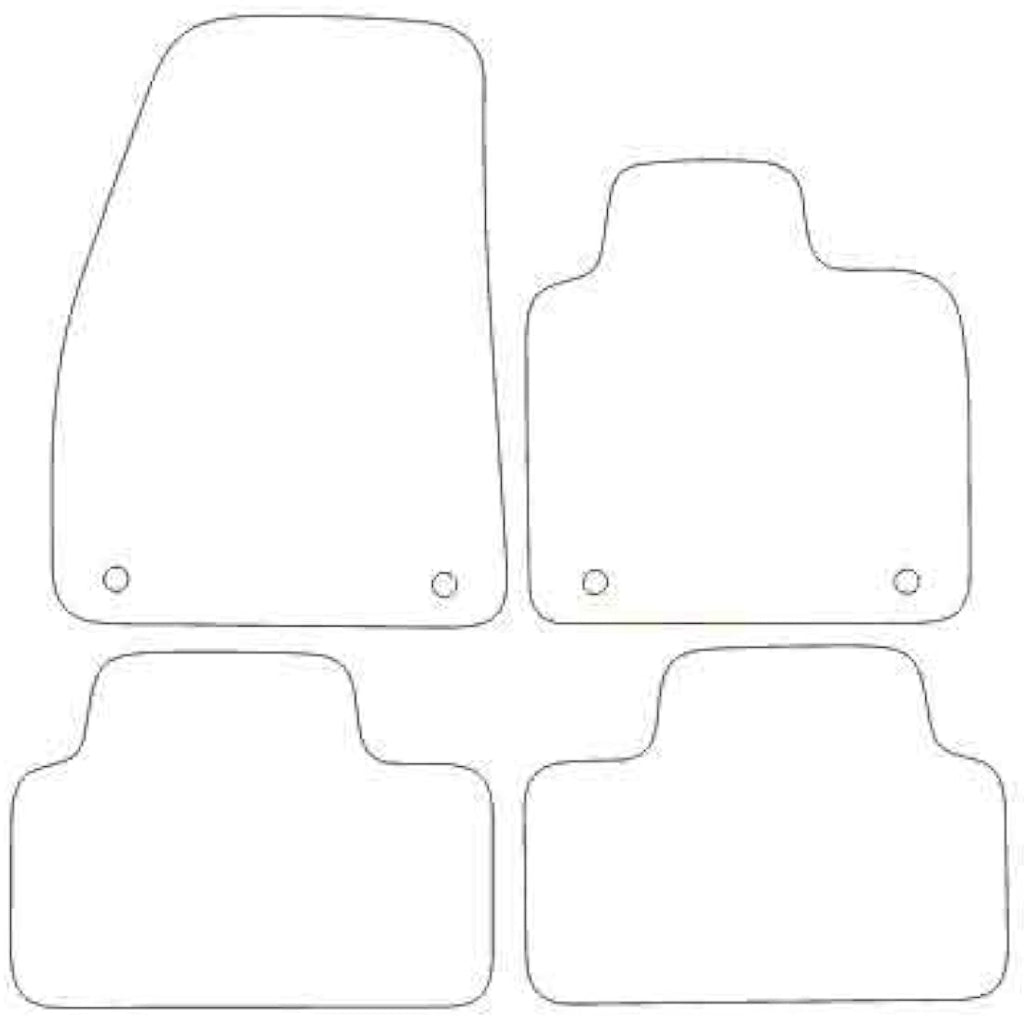 Jolof Store Volvo XC40 2018+ Rubber Car Mats – Luxury Diamond Green Trim