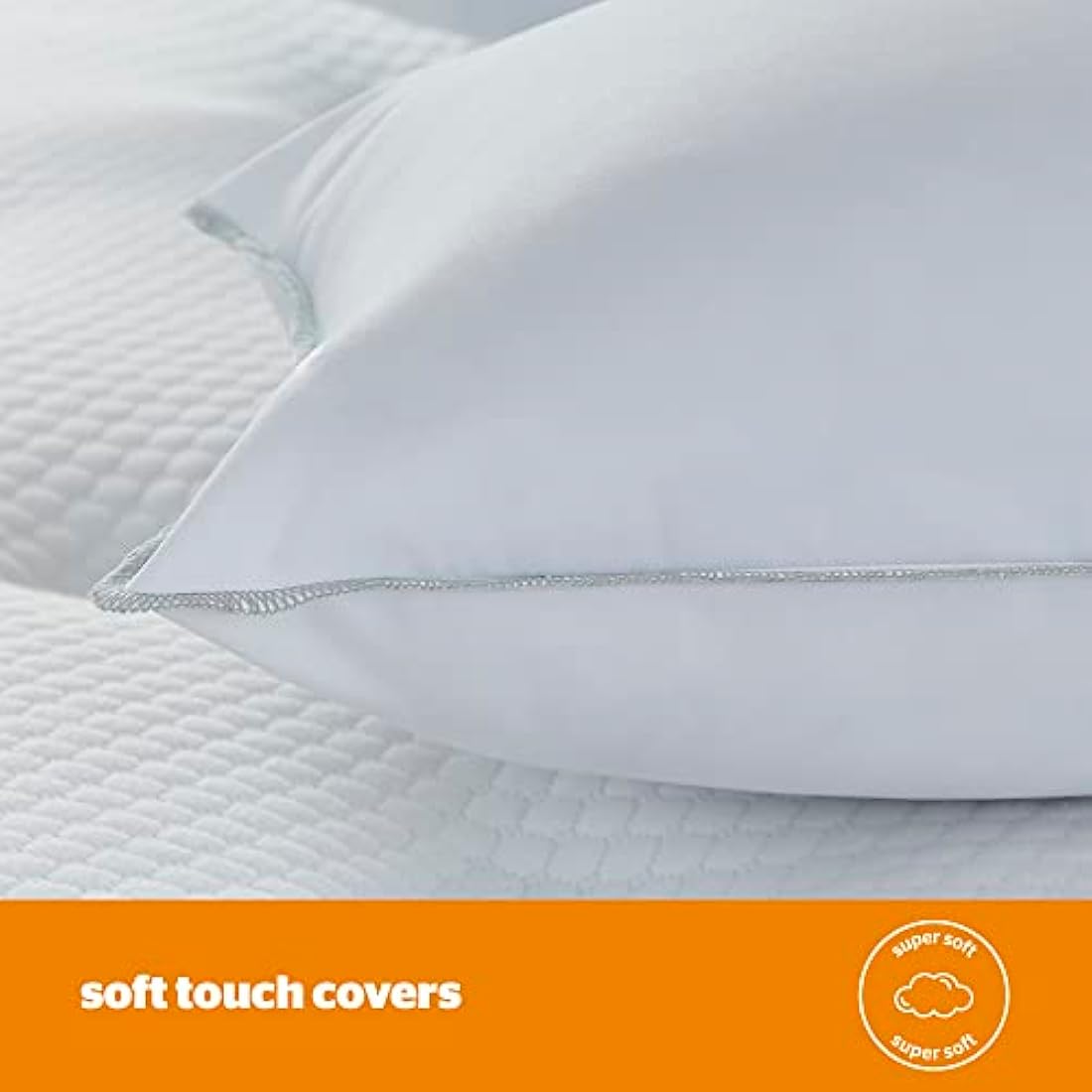 Silentnight Firm Support Pillows – 4 Pack Hypoallergenic White