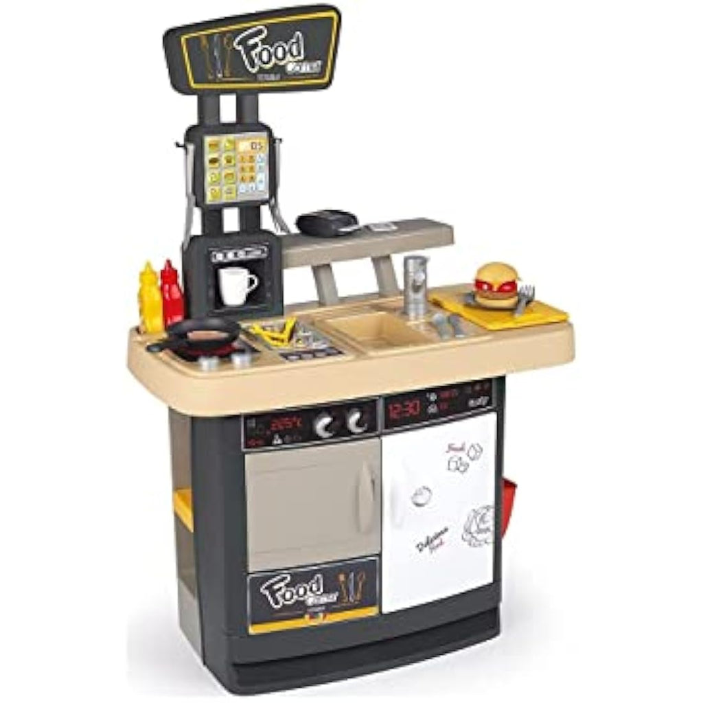 Smoby Food Corner – Cuisine Restaurant Enfant avec 29 Accessoires