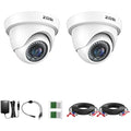 ZOSI 1080P HD-TVI Dome Security Camera – 2 Pack Weatherproof Night Vision