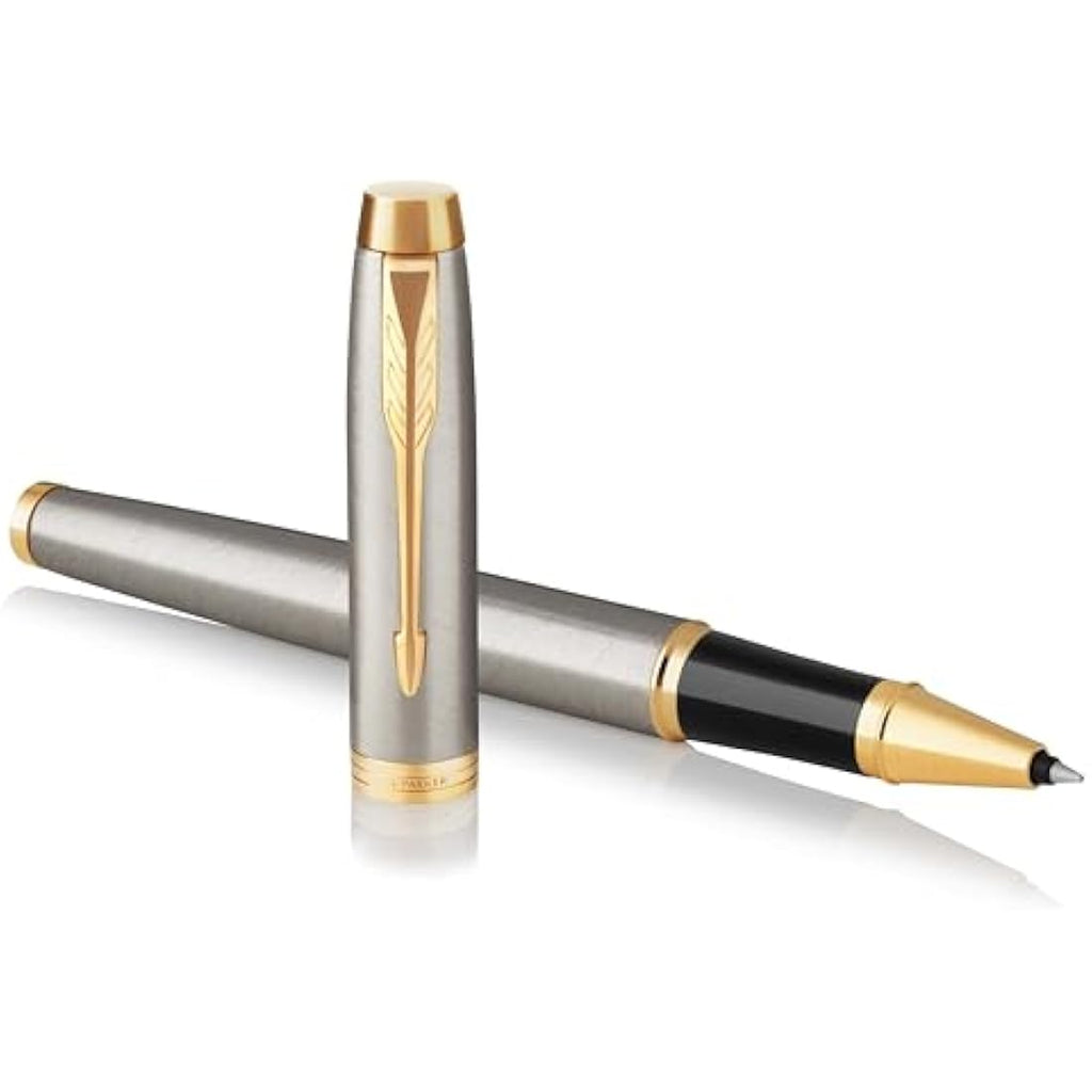 Parker IM Rollerball Pen – Brushed Metal Fine Point Executive Gift