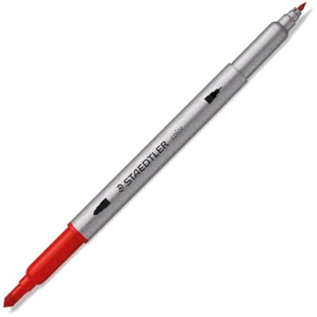 Staedtler Double-Ended Fibre-Tip Pens - Assorted Colors (Pack of 120)
