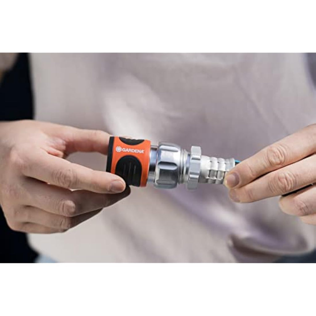 Gardena Premium Metal Quick Connector Starter Set – 4 Piece Kit