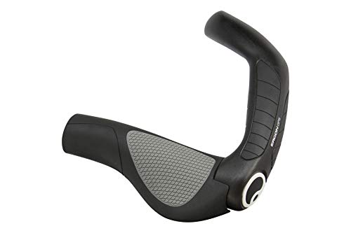 Ergon GP5 Ergonomic Bicycle Grips for Gripshift – Small, Black