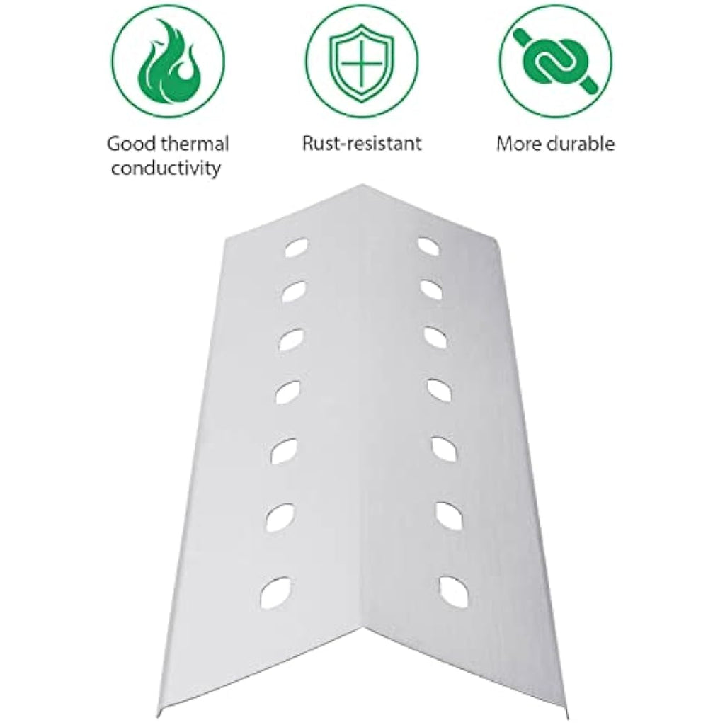Stainless Steel Grill Flavorizer Bars - 3-Pack Heat Shield