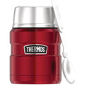 Thermos Stainless King Food Jar – 0.47L Insulated Cranberry Flask