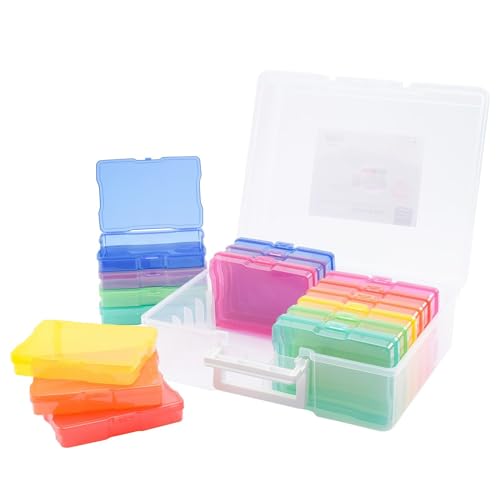 Vaessen Creative Craft Storage Box with 16 Colorful Inner Containers