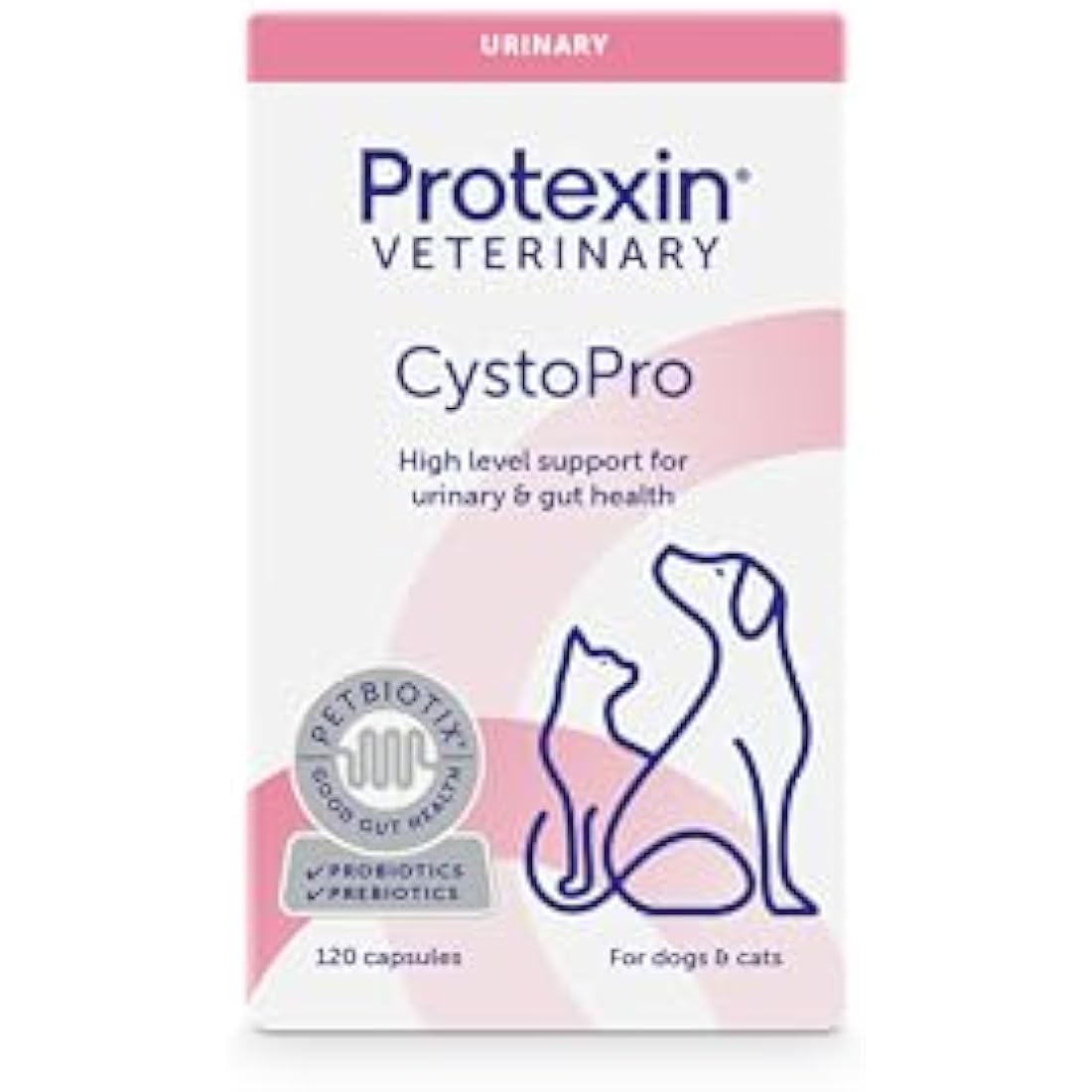 Protexin CystoPro Bladder Support for Dogs & Cats - 120 Capsules