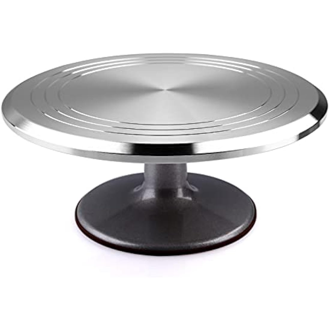 Jolof Store 12 Inch Aluminium Alloy Rotating Cake Turntable Stand