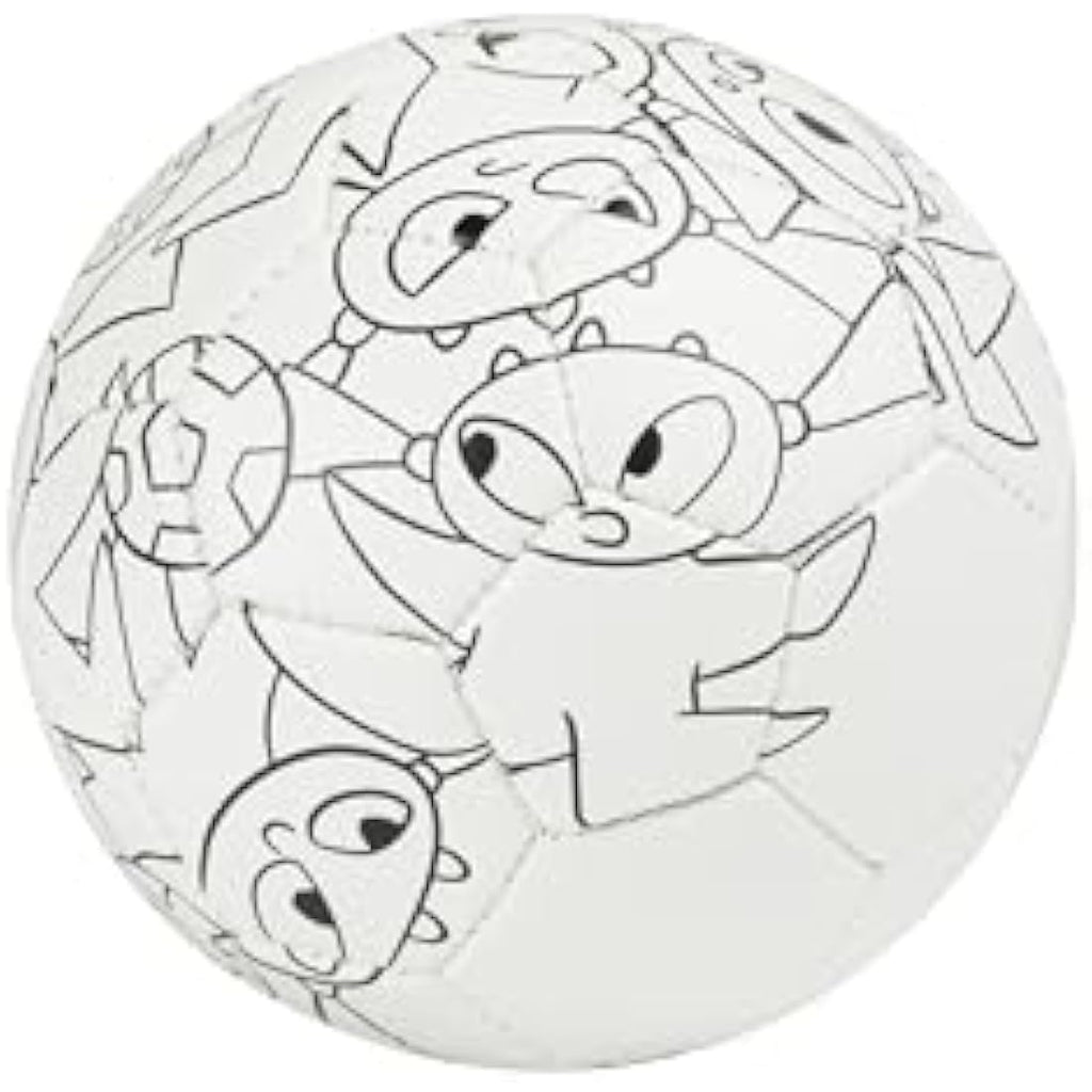 Mitre Scriball Ooodles Customizable Mini Football with 5 Coloring Pens