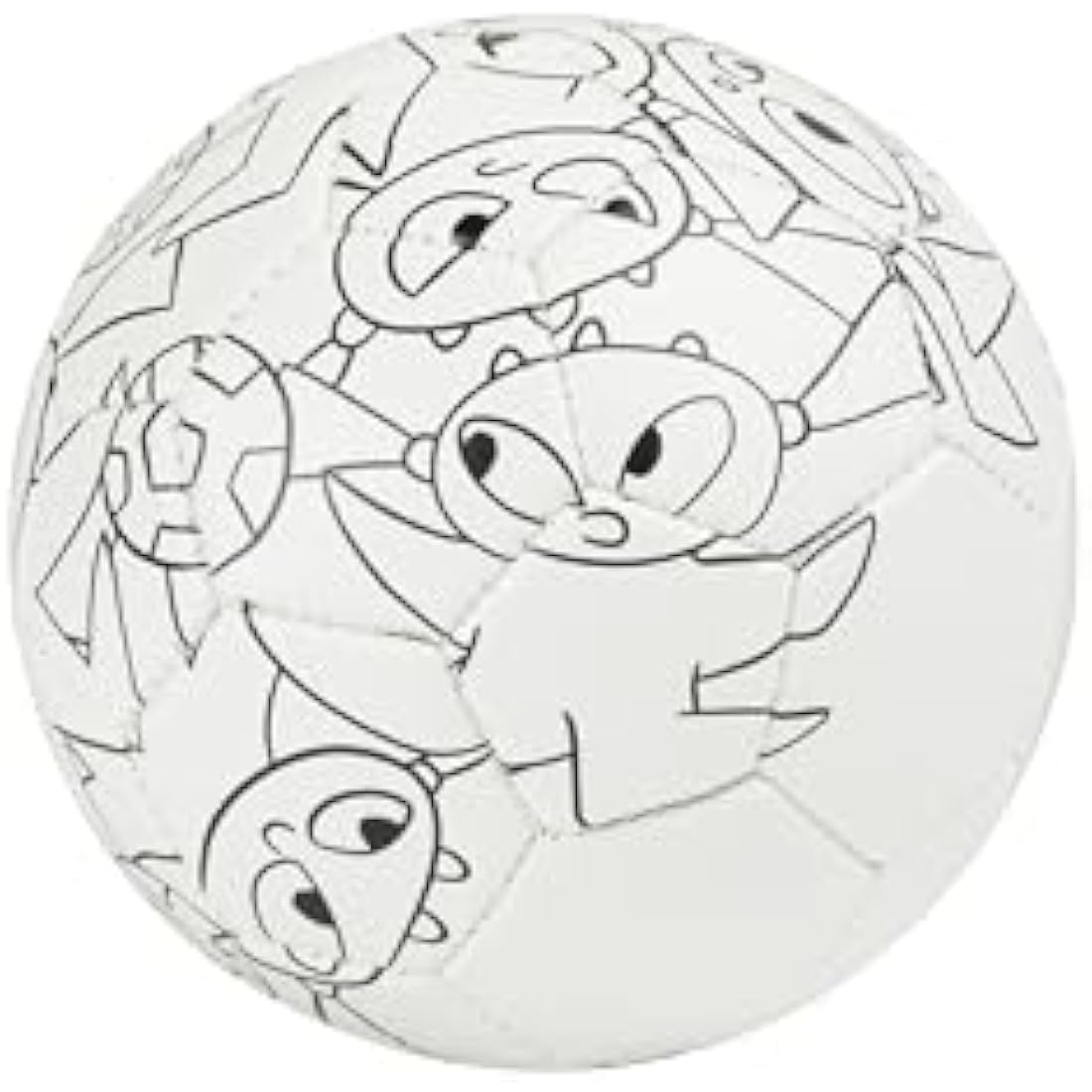 Mitre Scriball Ooodles Customizable Mini Football with 5 Coloring Pens
