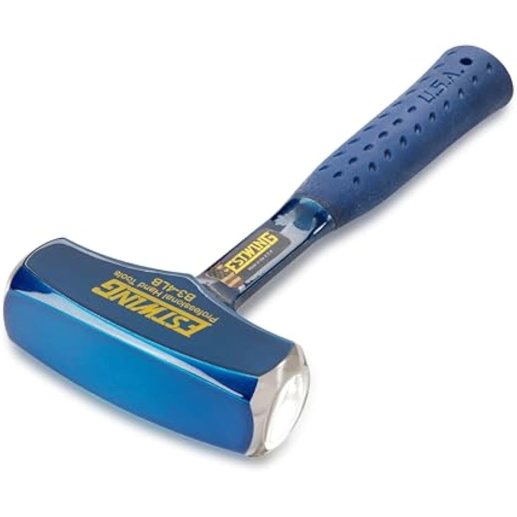 Estwing 4lb Drilling Hammer | Forged Steel Sledge with Shock Grip
