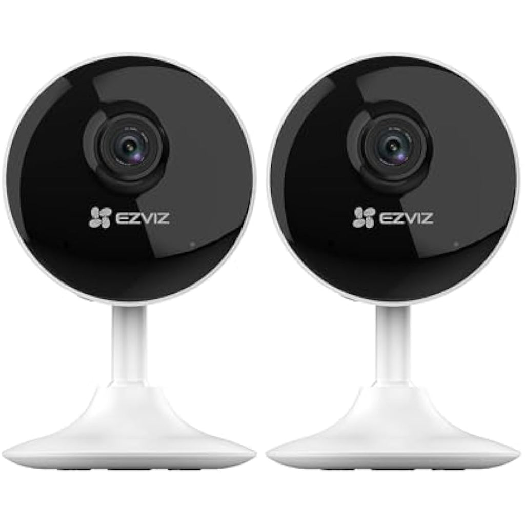 EZVIZ C1C 1080P Indoor WiFi Security Camera 2-Pack | Night Vision & Audio