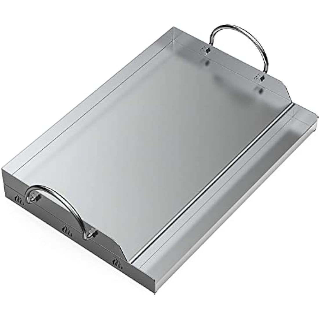 Onlyfire Stainless Steel Rectangle BBQ Griddle Plancha for Gas Grills