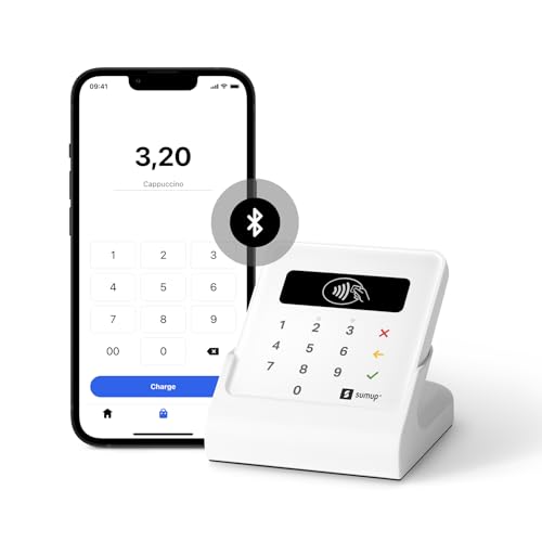 SumUp Air Card Reader & Charging Station – Portable Contactless POS