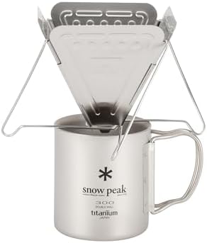 Snow Peak Folding Coffee Drip – Portable Outdoor Camping Dripper
