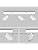 Kambo 3 Way Ceiling Spotlights – Modern White Metal GU10 Light Fitting