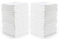 Simpli-Magic 100% Cotton Washcloths | 40 Pack White Face Cloths 12x12"