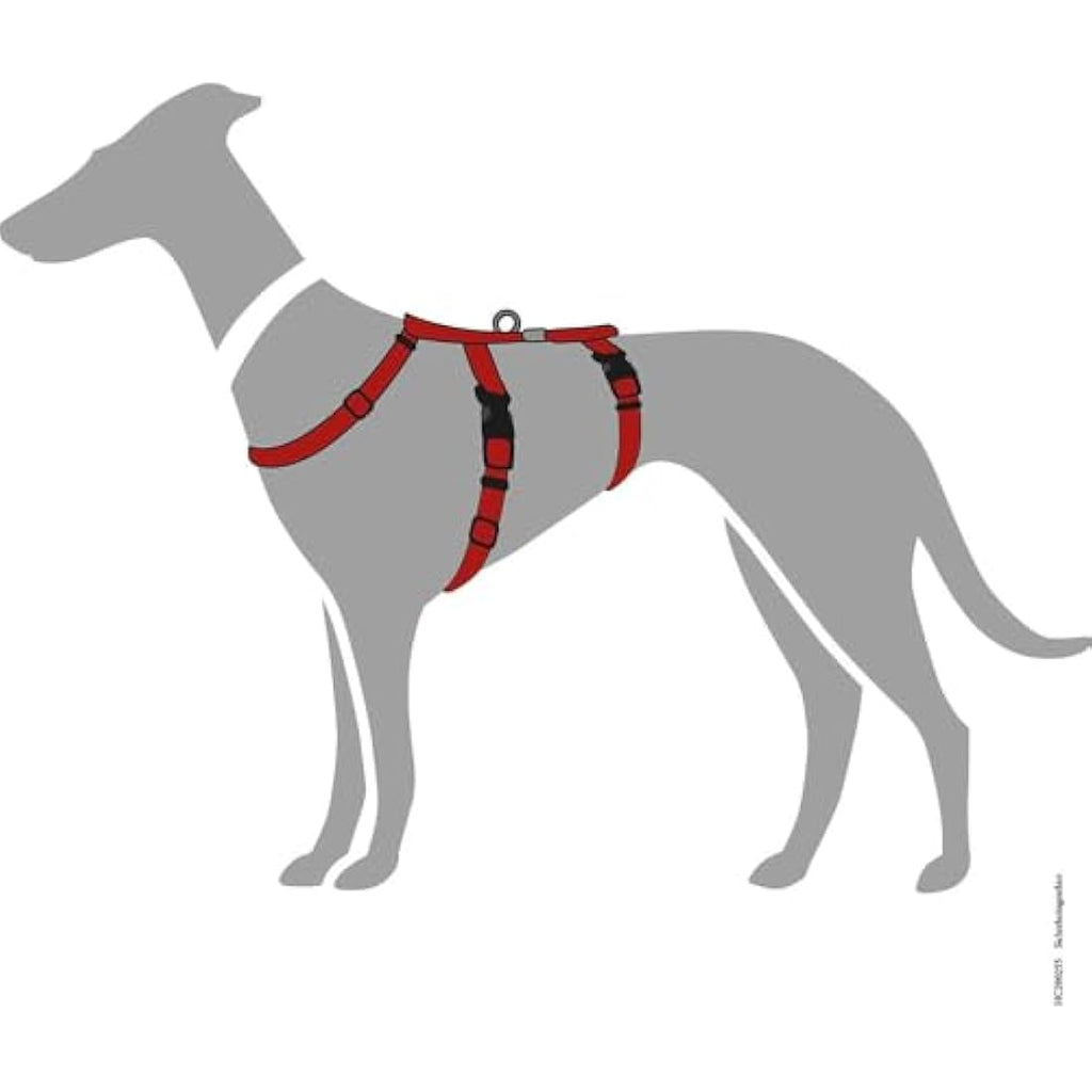 HUNTER Escape-Proof Dog Harness Vario Rapid | Brown Nylon – Large